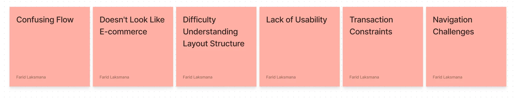 6-Cluster Affinity Mapping from Customer Interviews